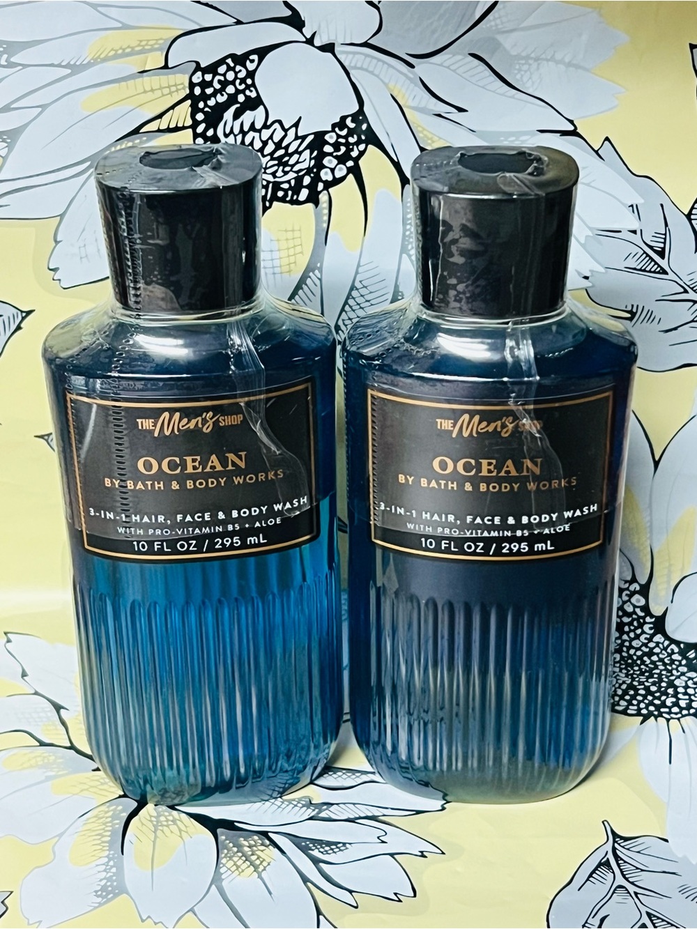 2 Bath & Body Works Men's OCEAN 3-1 Hair Face Body Wash Gel Shampoo